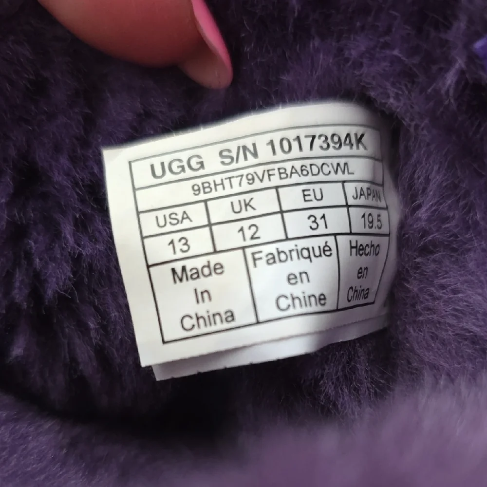 UGG Purple Fur-Lined Boots - Picture 5 of 5